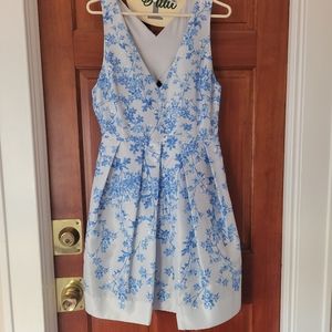 Erin Fetherston Blue Floral Dress